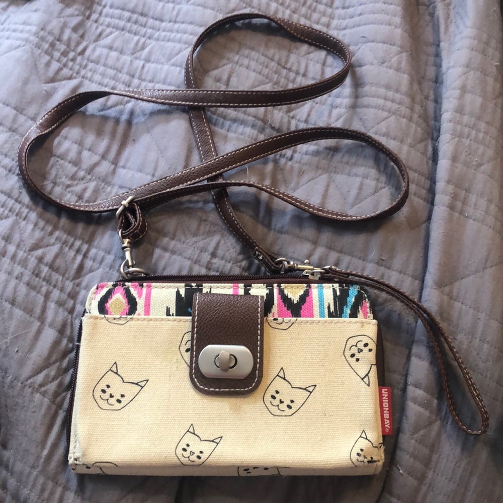 Kitty purse/wristlet